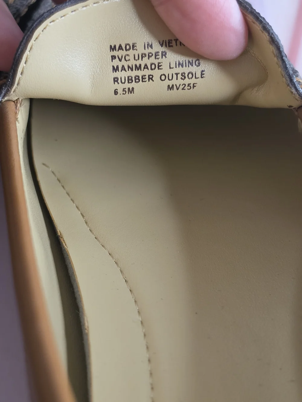 Michael Kors Brown Logo-Print Moccasin Loafers with Gold Accent